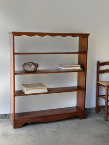 Vintage Scalloped Bookshelf