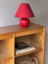 Load image into Gallery viewer, Red Vintage Orb Lamp