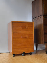 Load image into Gallery viewer, Vintage Teak File Cabinet