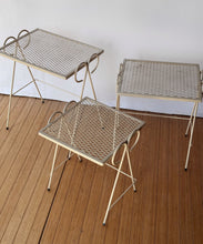 Load image into Gallery viewer, Vintage MCM Salterini Nesting Tables- Set of 3