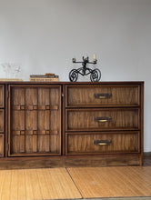 Load image into Gallery viewer, Mid Century Modern Lowboy Spanish Revival Dresser by Bassett Furniture