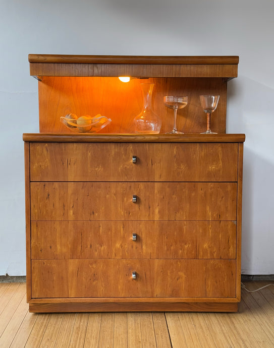 1970's Founders Bar / Dresser with Lighted Top