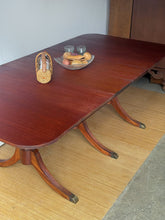 Load image into Gallery viewer, Antique Duncan Phyfe 8 Person Drop Leaf Dining Table