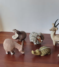 Load image into Gallery viewer, 1970's "Artensia Rinconada" Handmade Animal Sculptures Made in Uraguay