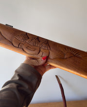 Load image into Gallery viewer, Vintage Awalé (Mancala) Wooden Board Game