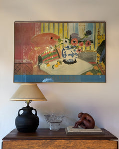 Henri Mattisse 1986 “Anemones and Chinese Vase” Litho Print