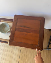 Load image into Gallery viewer, Vintage Danish Teak Telephone Bench