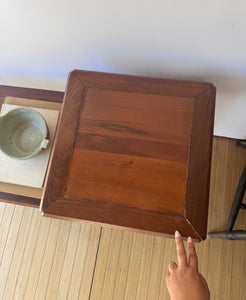 Vintage Danish Teak Telephone Bench