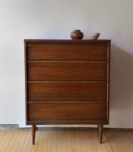 Load image into Gallery viewer, Mid Century Modern Bassett Highboy Dresser