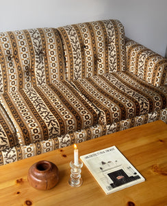 1970's Patterned Bohemian Sofa