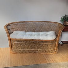 Load image into Gallery viewer, Vintage 1970's Wicker Sofa