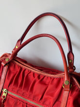 Load image into Gallery viewer, MZ Wallace Bedford Red Nylon NY Tote