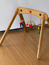 Load image into Gallery viewer, Minimal Natural Wooden Baby Gym