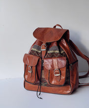 Load image into Gallery viewer, Leather Moroccan Backpack
