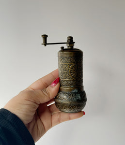 Turkish Brass Manual Spice Grinder