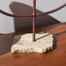 Load image into Gallery viewer, Vintage Hand Forged Marble &amp; Iron Candelabra
