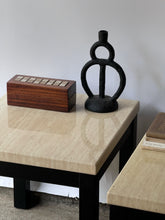 Load image into Gallery viewer, Vintage Faux Travertine End Tables