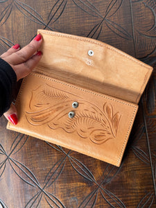 Vintage Tooled Leather Wallet