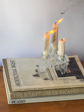 Load image into Gallery viewer, Vintage LeSmith Crystal Candle Holder