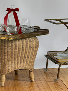 1960’s Brass Serving Cart-Maison Bagues, Attributed