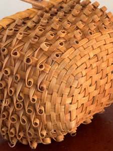 Vintage Porcupine Curl Handheld Basket