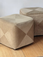 Load image into Gallery viewer, Pair of Beige Ottomans
