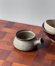 Load image into Gallery viewer, Handled Pottery Bowl Signed