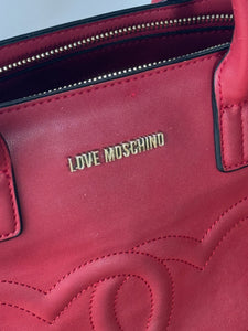 Love Moschino Double Hearts Handbag