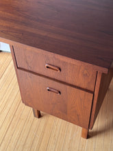 Load image into Gallery viewer, Vintage Walnut MCM Desk