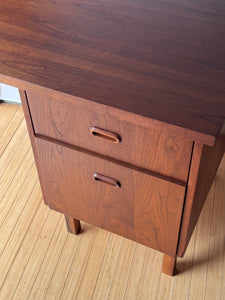 Vintage Walnut MCM Desk