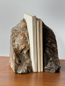 Vintage Stone Bookends