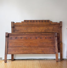 Load image into Gallery viewer, Antique Eastlake Full Sized Bed