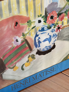 Henri Mattisse 1986 “Anemones and Chinese Vase” Litho Print
