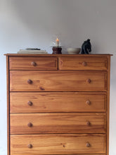 Load image into Gallery viewer, Vintage Tall Pine Dresser