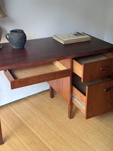 Load image into Gallery viewer, Vintage Walnut MCM Desk