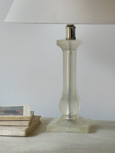Petite Vintage Lucite Lamp