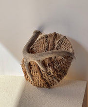Load image into Gallery viewer, Handcrafted Woven Basket &amp; Antler