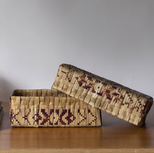 Load image into Gallery viewer, Handwoven Reed Box- Sri Lanka