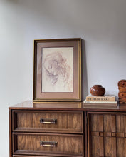Load image into Gallery viewer, Vintage Davincci 'Head of Leda' Framed Print Italy