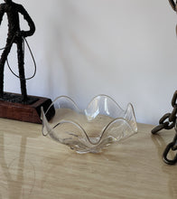 Load image into Gallery viewer, Scalloped Pedestal Glass Dish