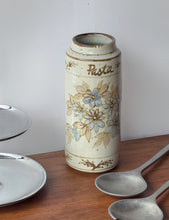 Load image into Gallery viewer, 1960's Ceramic Pasta Jar