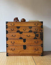 Load image into Gallery viewer, Antique Japanese Tansu Chest Circa Late 1800's