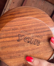 Load image into Gallery viewer, Handcrafted Wooden "Darn Good Yarn" Bowl