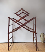 Load image into Gallery viewer, XL Antique Victorian Folding Laundry Drying Rack