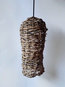 Handwoven Basket Pendant Lamp