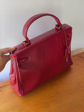 Load image into Gallery viewer, Burgundy Red Leather Handbag