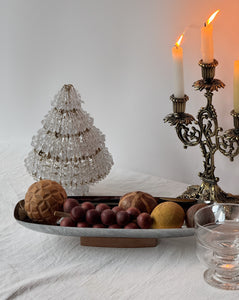 Vintage Silver Pedestal Bowl