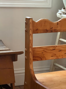 Vintage Handcrafted Children’s Chairs