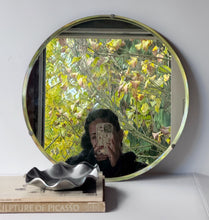 Load image into Gallery viewer, Antique Beveled Round Mirror