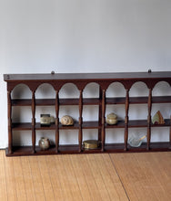 Load image into Gallery viewer, XL Vintage Curio Walnut Shelf
